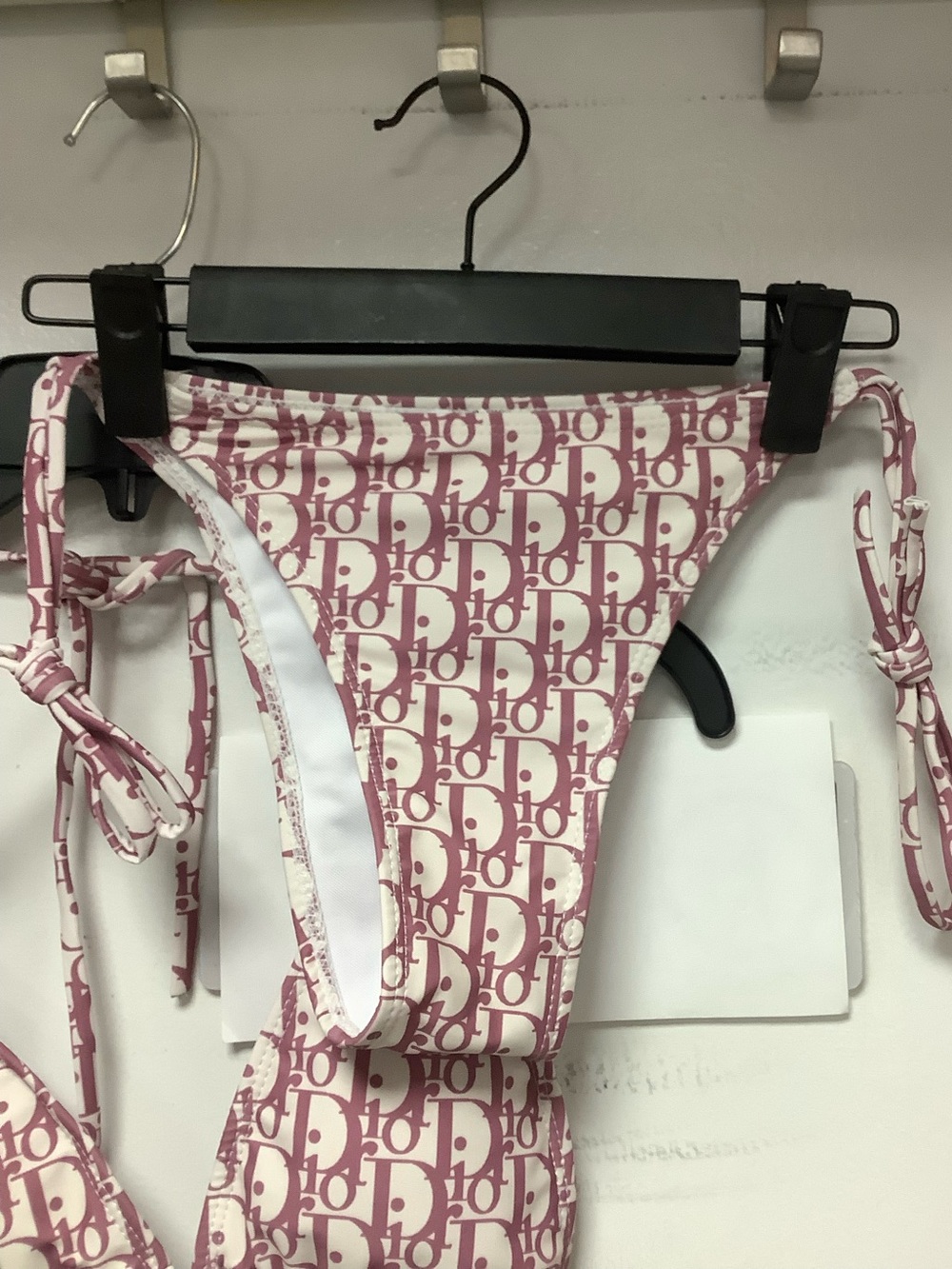 Pink Monogram Bikini - Picture 3 of 4